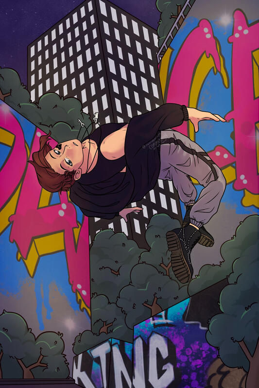 Full body Commission with detailed background for Avenoire